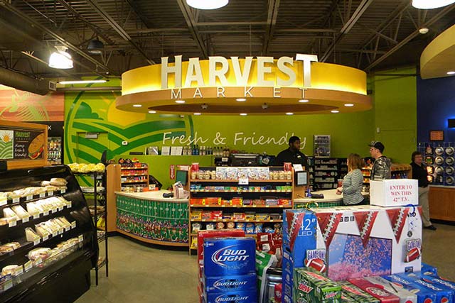 Harvest Market Canopy Wall Graphic