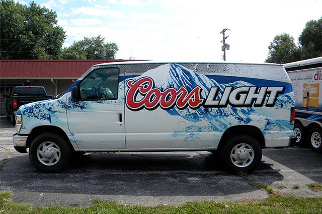 Coors Light Van