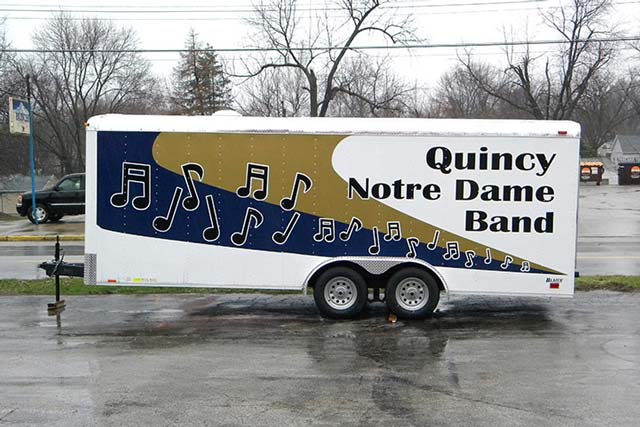 Quincy Notre Dame Band Trailer